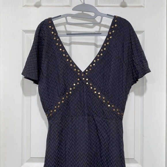 LAmade Selene Studded Dress In Quarry Womens Size Small - Picture 8 of 9